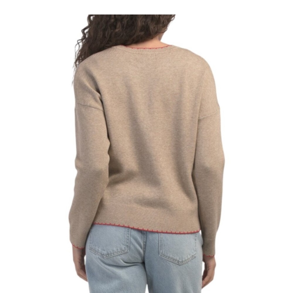 Dalmatian Graphic Tan Sweater - Picture 4 of 5